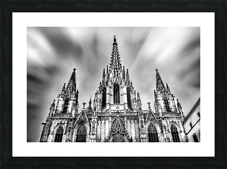 Barcelona Cathedral Picture Frame print