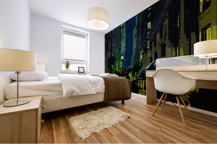 Rainy Calmness Mural print