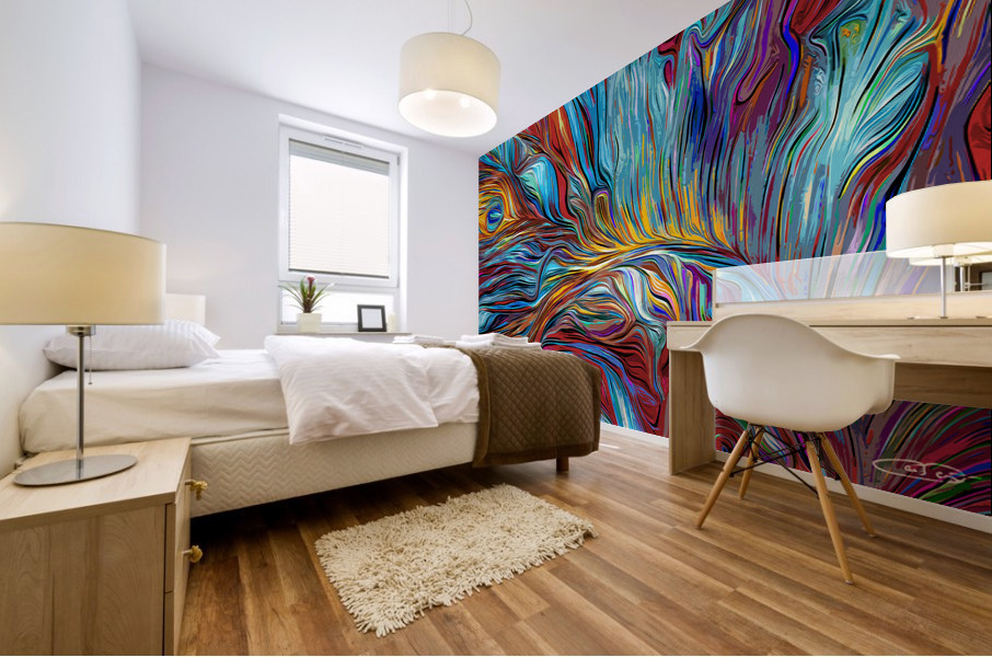 Brouhaha Mural print