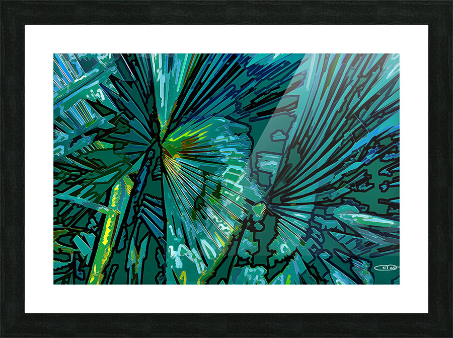 Green Spirit Picture Frame print