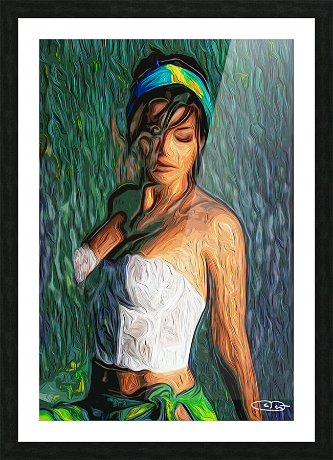 I Am My Thoughts Picture Frame print