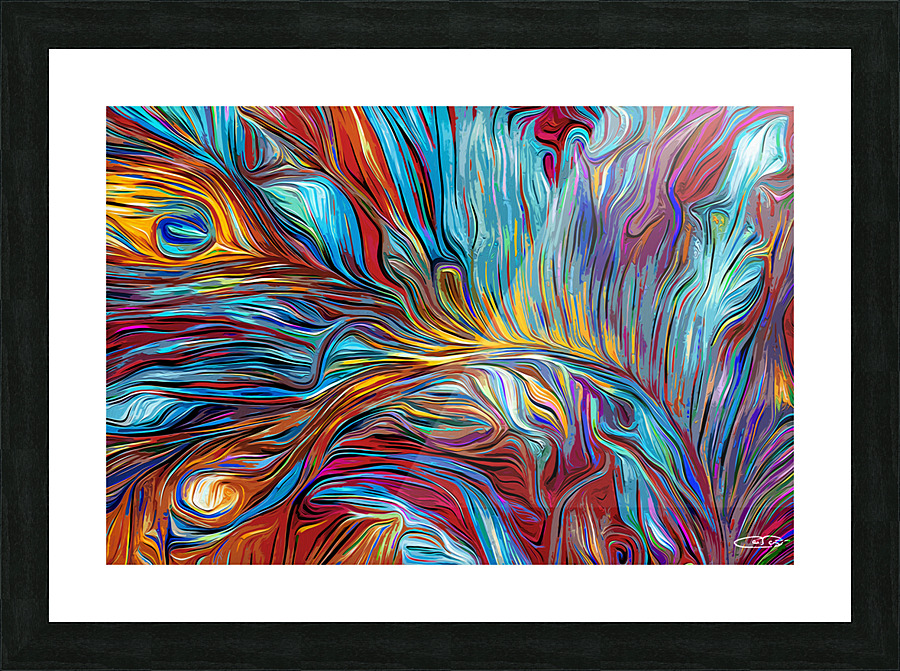 Brouhaha Picture Frame print