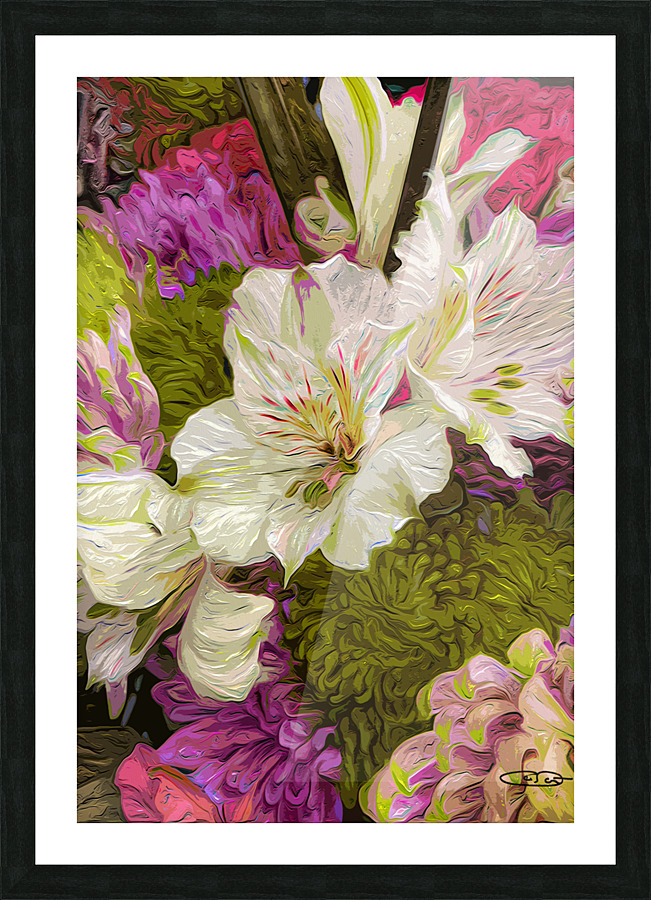 Blissful Blossoms Picture Frame print