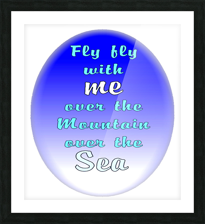 Fly Picture Frame print