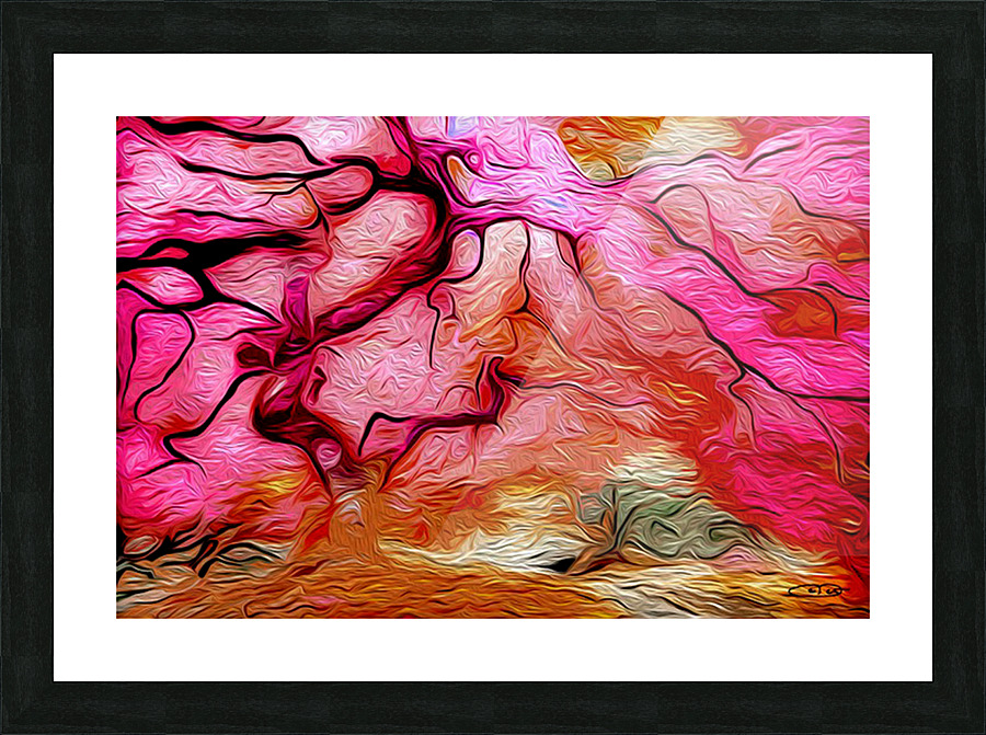 Cotton Candy Blossoms Picture Frame print