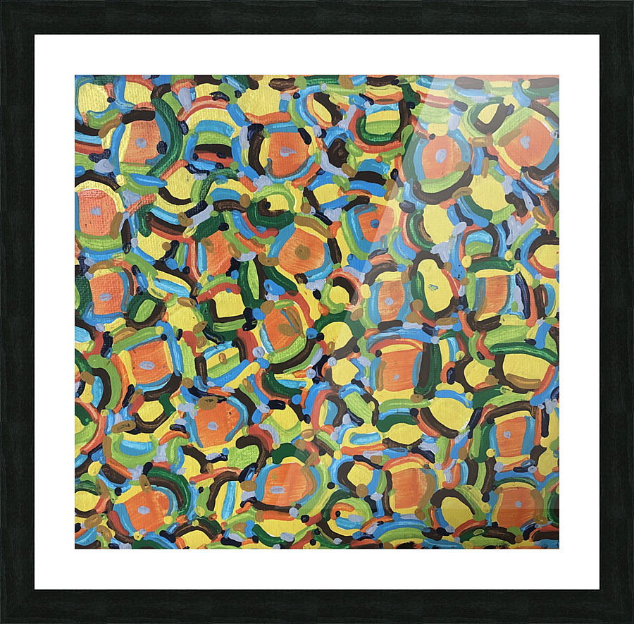 ORANGE TOP Picture Frame print