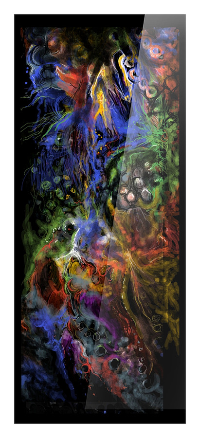 The Galaxy Picture Frame print