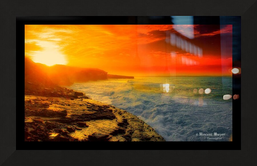 Fire in the Skye Picture Frame print