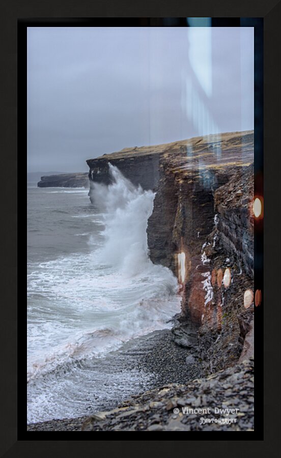Winter Waves Picture Frame print