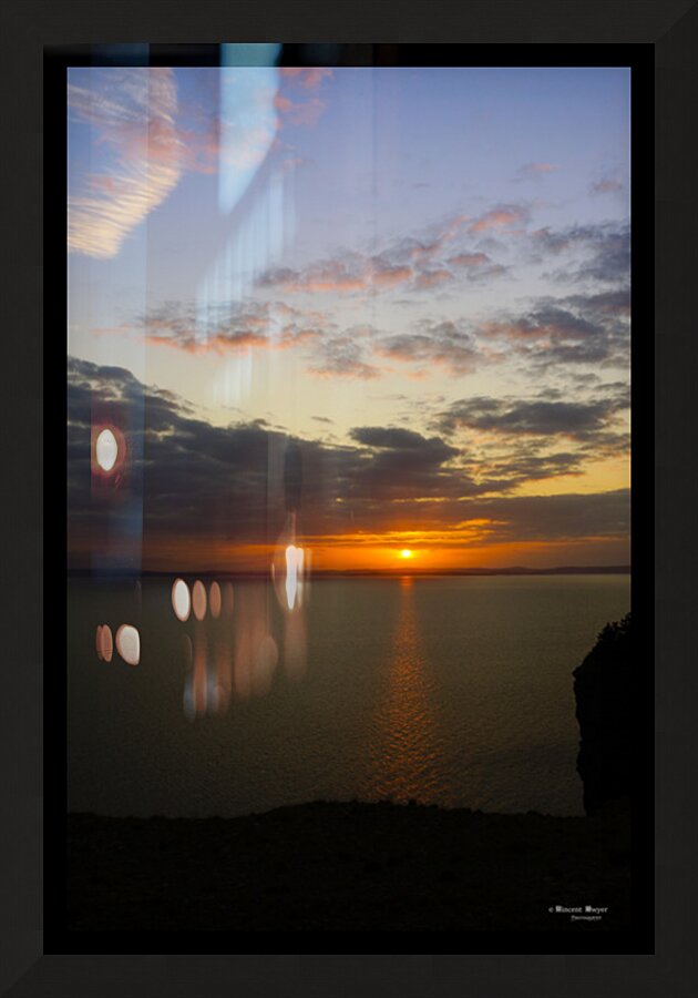 Bell island sunset  Picture Frame print