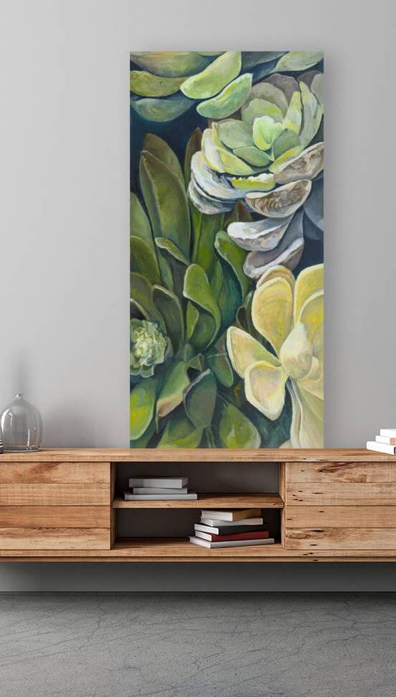 Succulents There 48X22 MASTER by Cynthia Lavin