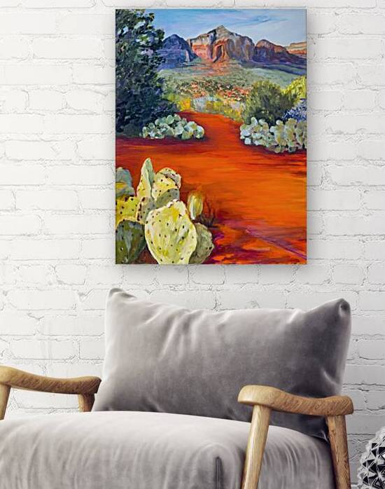 Sedona oil on canvas 18x24 created 2024 HIRES 953 by Cynthia Lavin