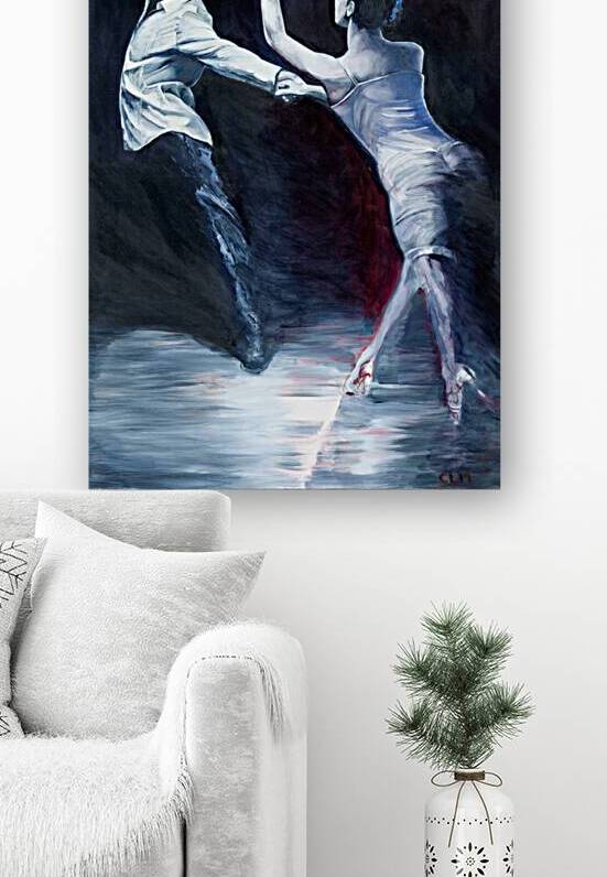 Who We Are oil on canvas 24x36 created 2019 300RE by Cynthia Lavin