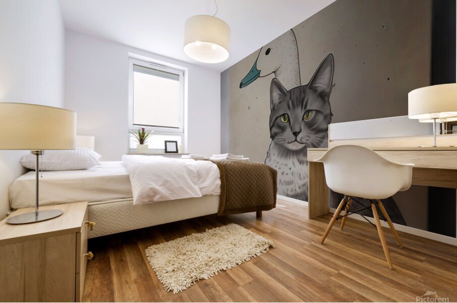 Cute and Quirky Animal Posters – Perfect Gift for Animal Lovers Mural print