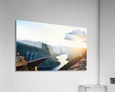 Sunset at Trolltunga Norway Acrylic Print