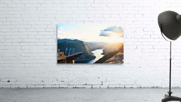 Sunset at Trolltunga Norway Wall Preview