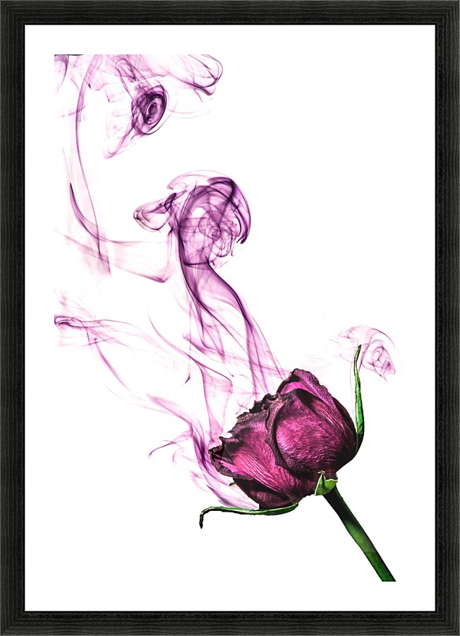 The Smoke Picture Frame print