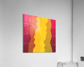 WARM OMBRE WAVELENGTH Acrylic Print