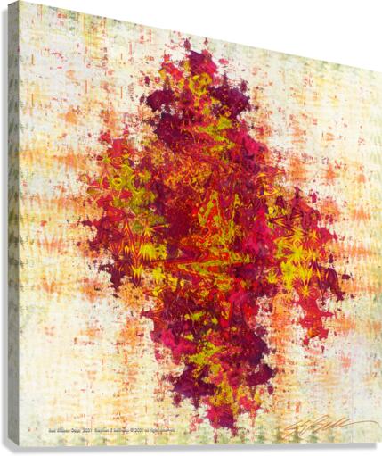 Red Ribbon Days  Canvas Print
