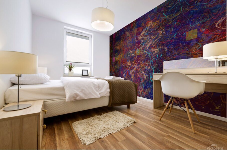 STAR CHART Mural print