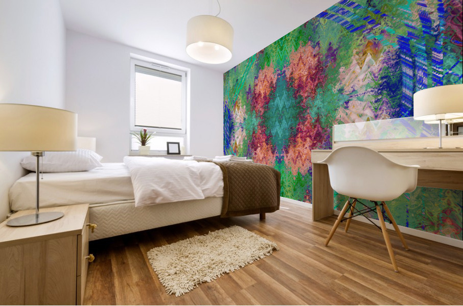 May Basket Mural print