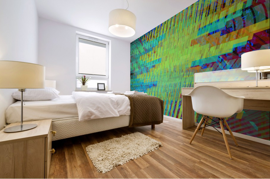 Fast City Mural print