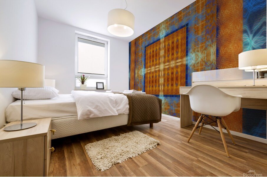 TITANIUM GLOW BOXES  Mural print