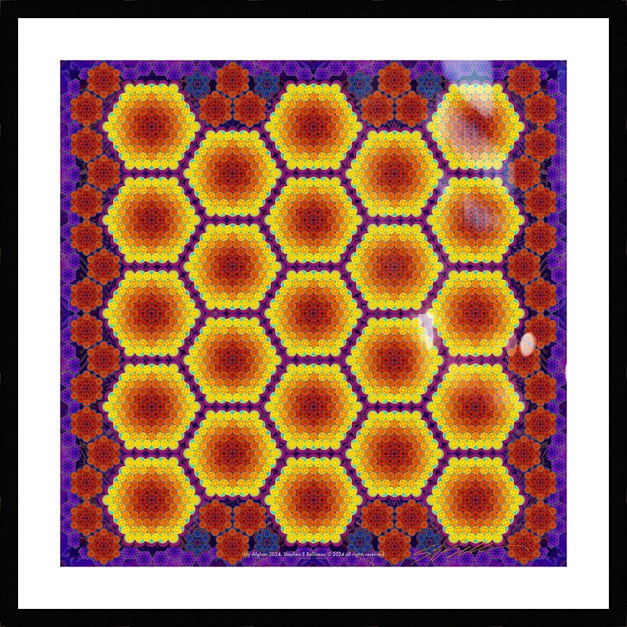 MY AFGHAN  Picture Frame print