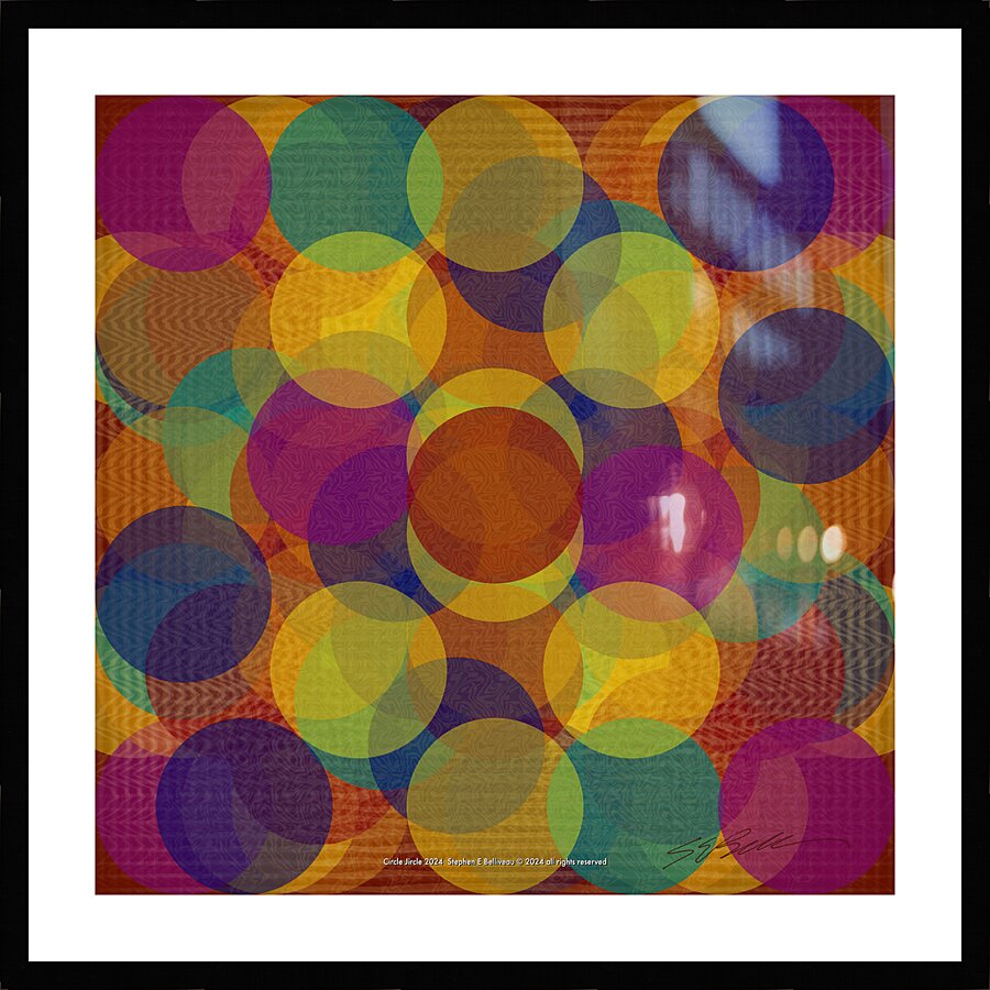CIRCLE JIRCLE Picture Frame print