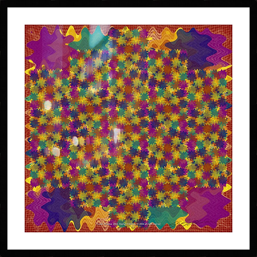 PUZZLIN  EVIDENCE  Picture Frame print