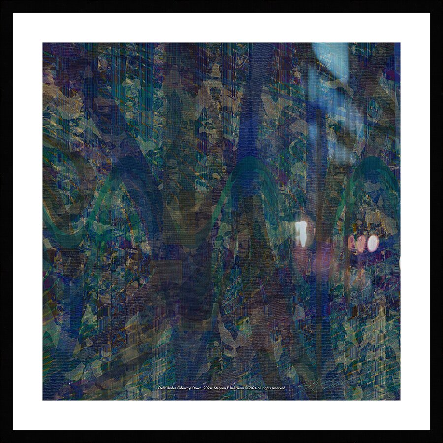 OVER UNDER SIDEWAYS DOWN  Picture Frame print