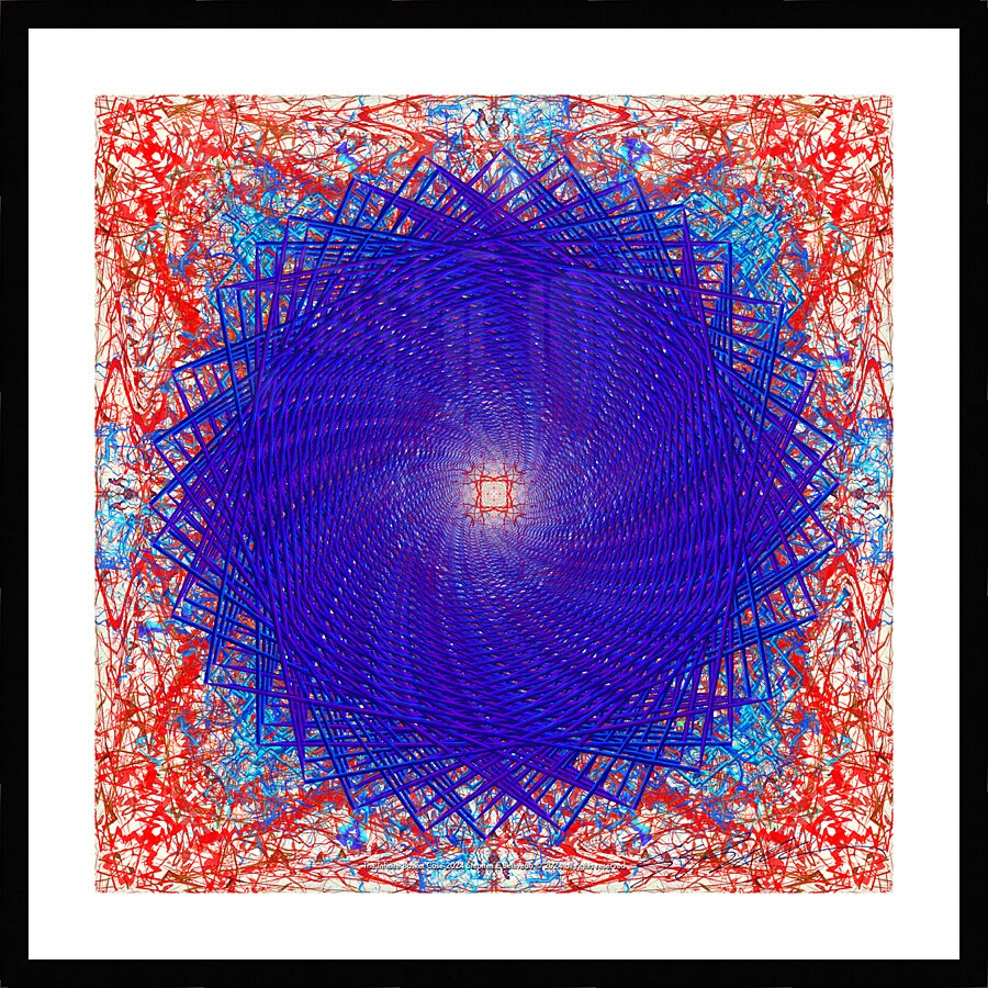 THE INFINITE BASKET CASE  Picture Frame print