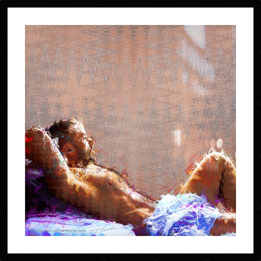 RECLINER Picture Frame print