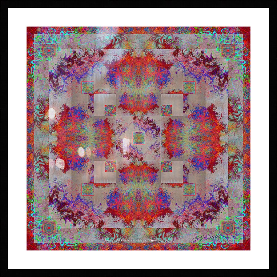 FIGURE OUT QUILT  Picture Frame print