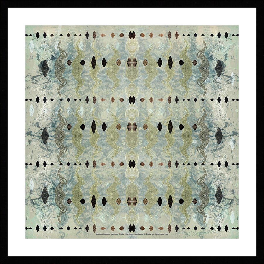 ENDLESS SUMMER PEBBLES Picture Frame print