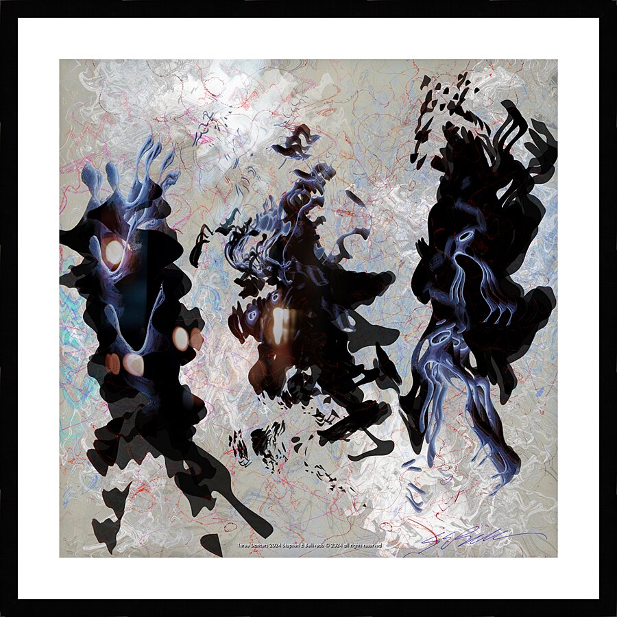 THREE DANCERS  Picture Frame print