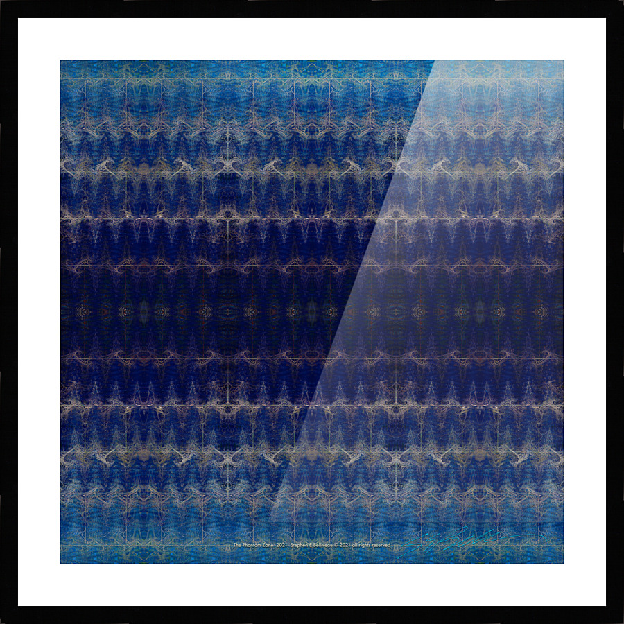 The Phantom Zone Picture Frame print