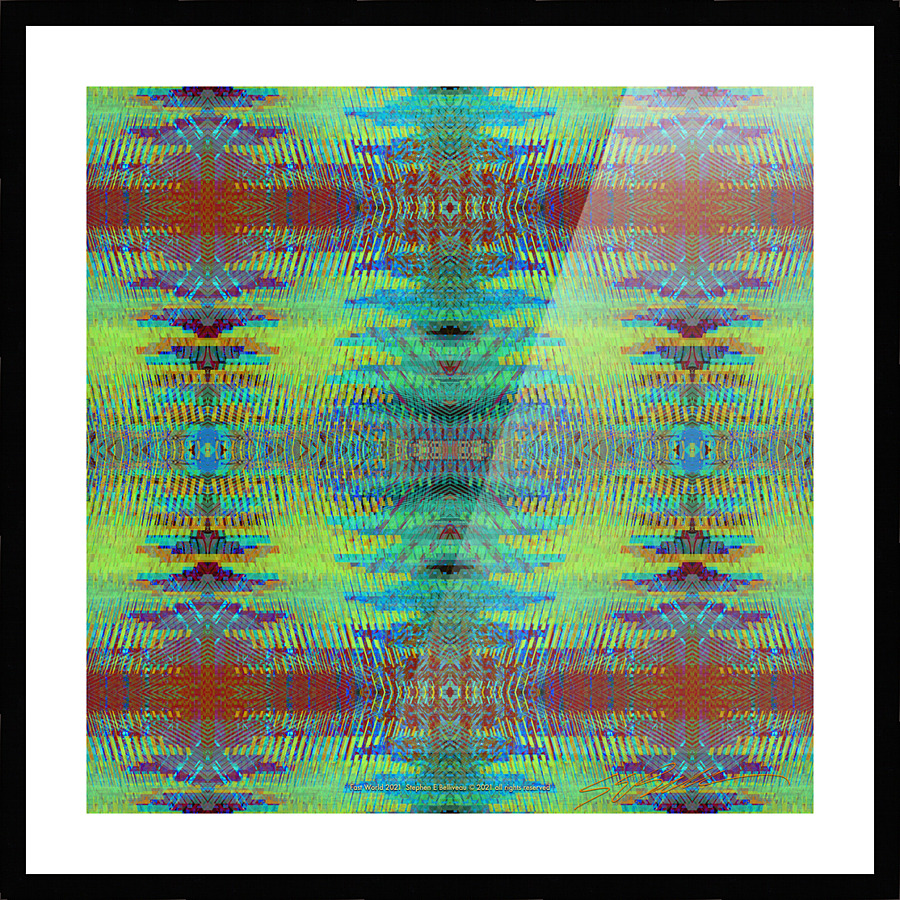 Fast World Picture Frame print