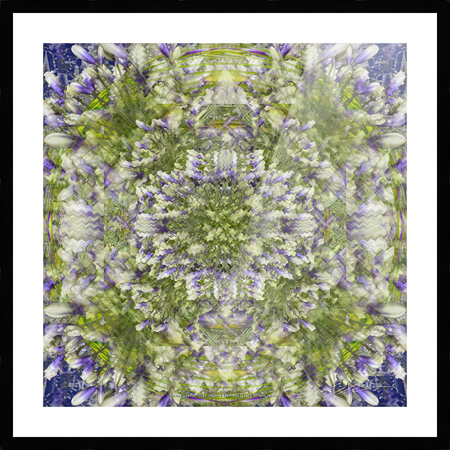 Forever Sapphire  Picture Frame print