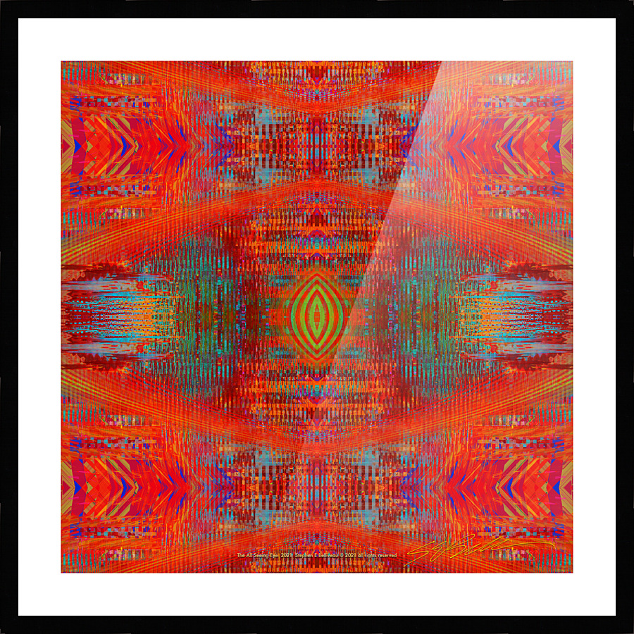 The All Seeing Eye Picture Frame print