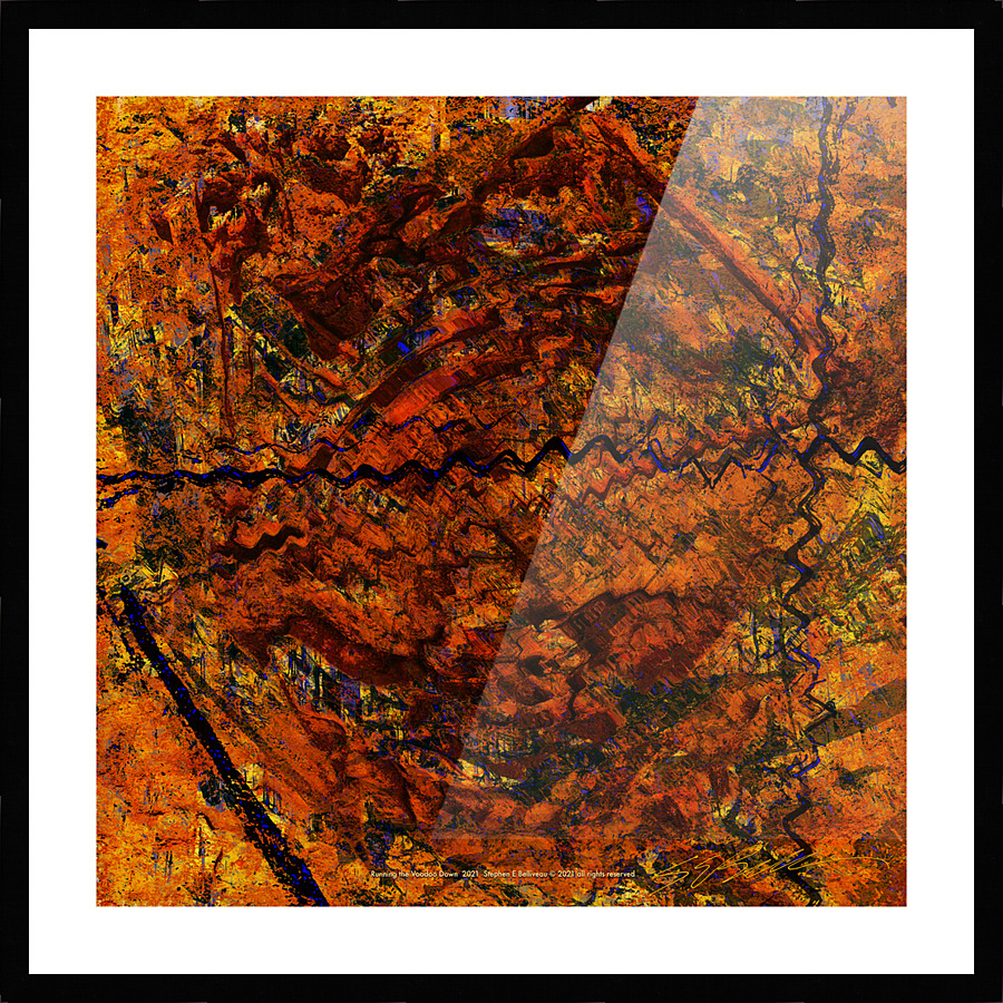 Running the Voodoo Down  Picture Frame print