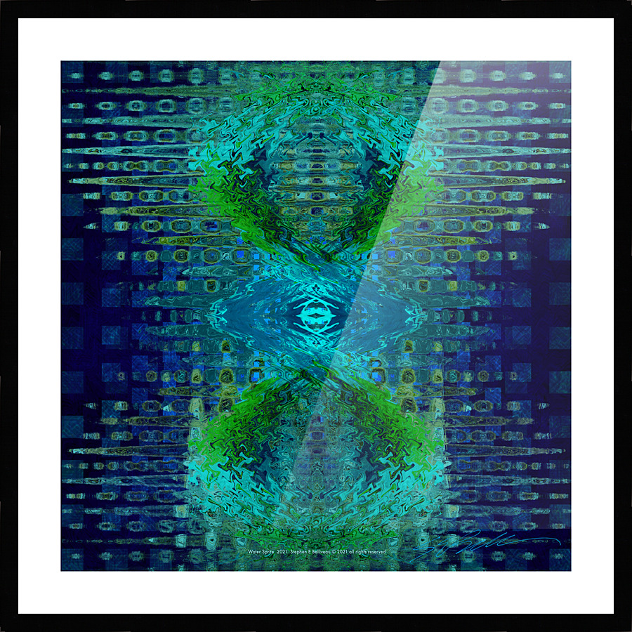 Water Sprite  Picture Frame print