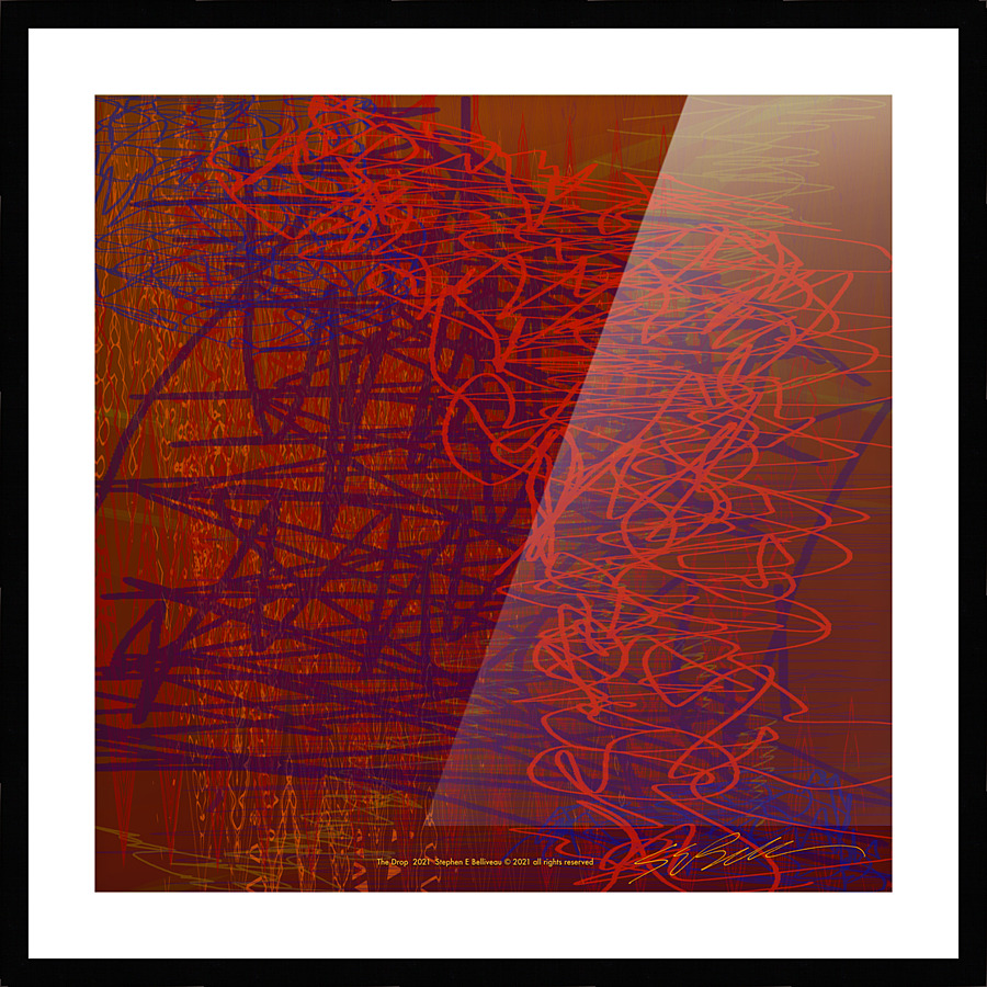 The Drop  Picture Frame print