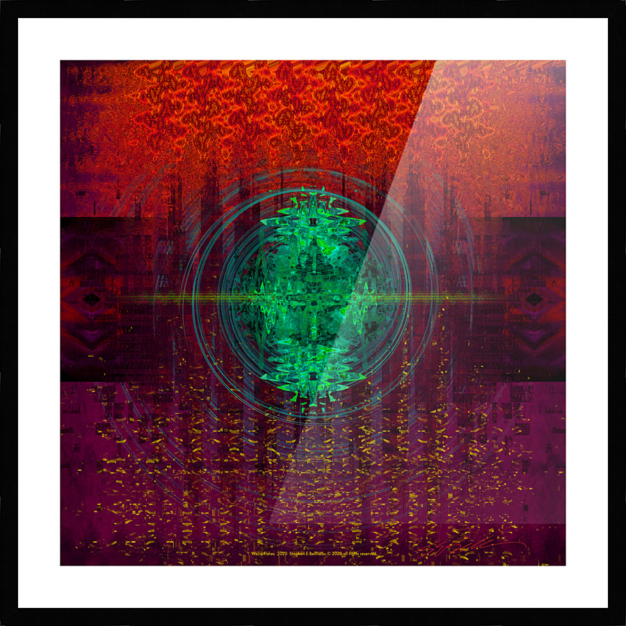 Weird Fishes Picture Frame print