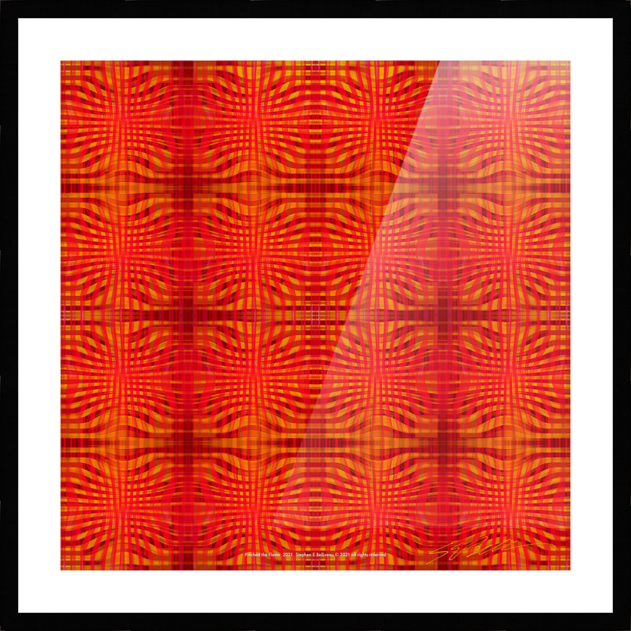 Pinched the Flame Picture Frame print