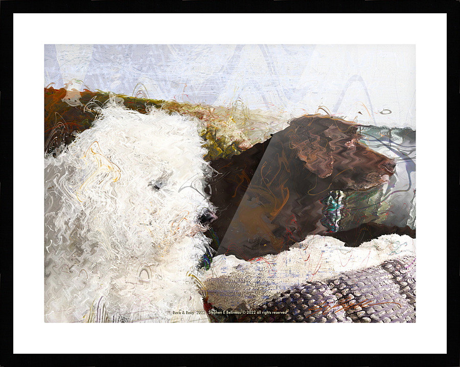 BORIS & BUOY  Picture Frame print