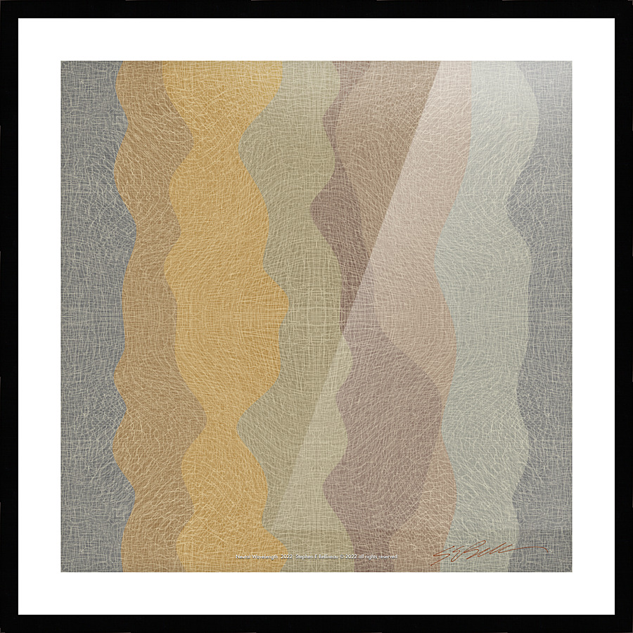 NEUTRAL WAVELENGTH  Picture Frame print