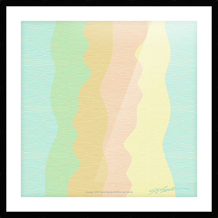 WAVELENGTH TWO Picture Frame print