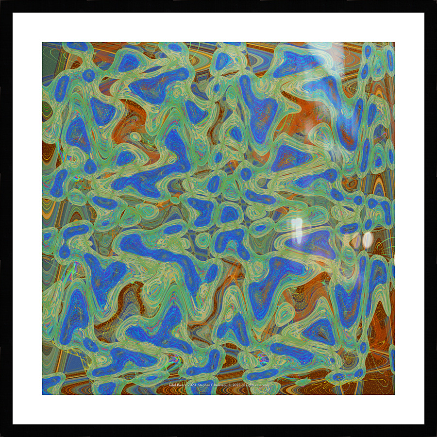 TIDAL RIVERS  Picture Frame print