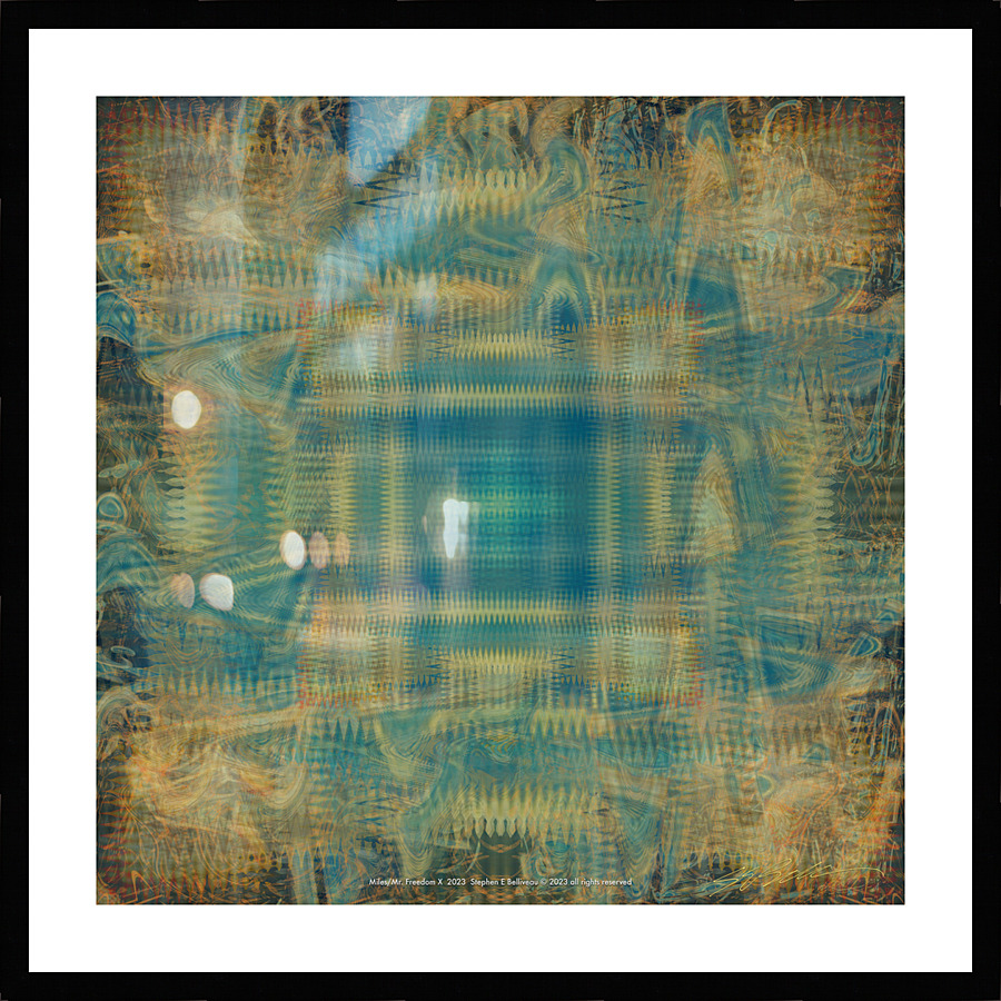 MILES-MR.FREEDOM X  Picture Frame print